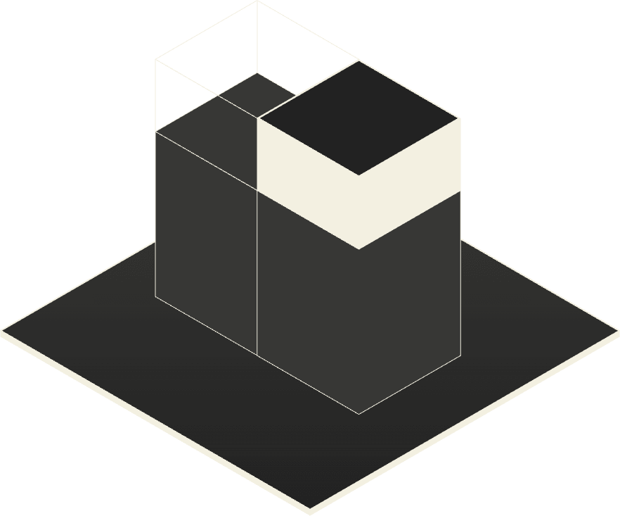 Vertical bar charts showing one outcome rising above another
